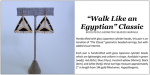 “Walk Like an Egyptian” Handcrafted Beaded Jewelry by beYOUteous